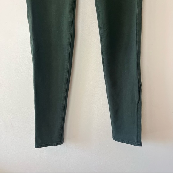 American Eagle Outfitters AEO Knit Dark Green Super Stretch Jeggings 8 Long - Picture 4 of 9